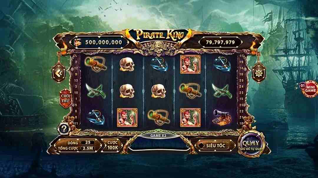 Review ZoWin game slot Pirate King được nhiều người chơi yêu thích
