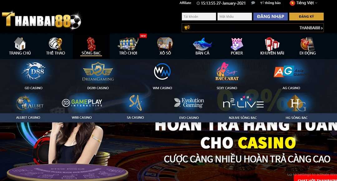 Nhận định casino Thanbai88