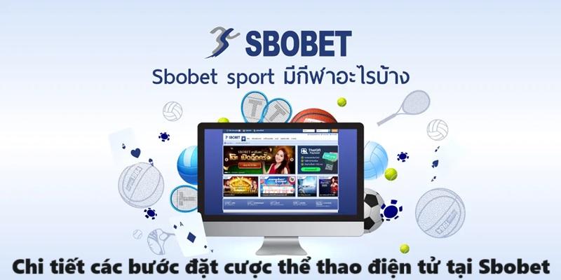 Các bước cá cược thể thao điện tử tại Sbobet đơn giản
